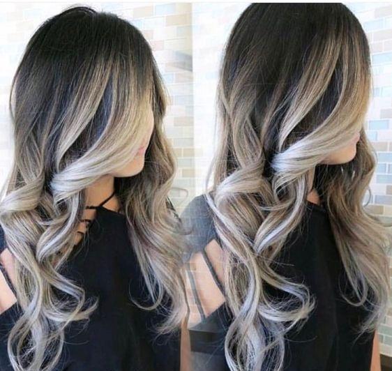 رنگ موی بلوند دودی