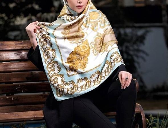 جدیدترین مدلهای جدید روسری برای خانمهای خاص پسند و شیک روسری زرد جدید