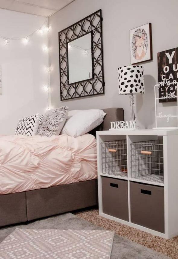 چیدمان اتاق خواب دخترانه