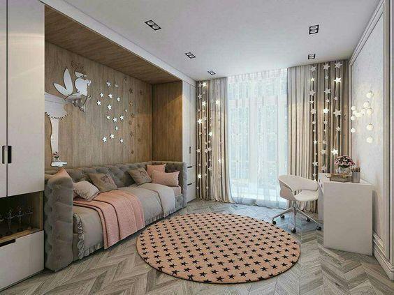 دکوراسیون اتاق خواب دخترانه
