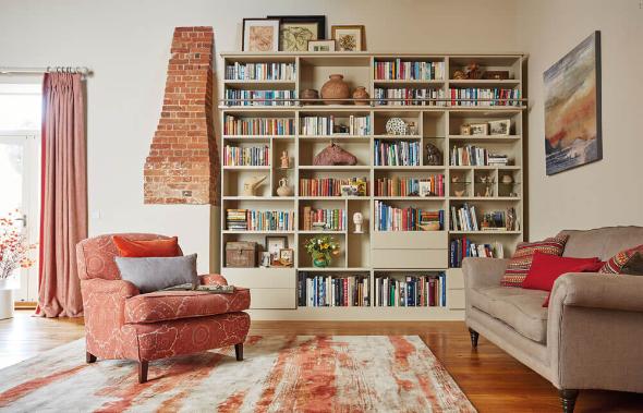 کتابخانه دیواری