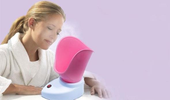 نحوه بخور دادن پوست صورت