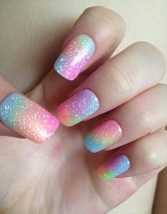 مدل لاک ناخن رنگی