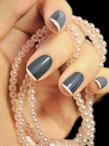 زیباترین مدلهای ناخن فرنچ برای انگشتان دست و پا فرنچ رنگی ناخن