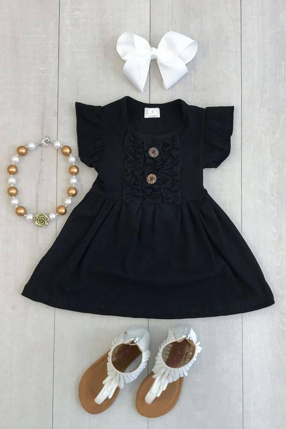 مدل لباس مشکی دخترانه