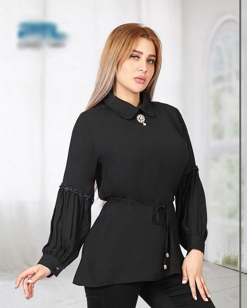 جدیدترین مدلهای تونیک، بلوز و شومیز مشکی محرم شیک زنانه شومیز مشکی مجلسی بلند