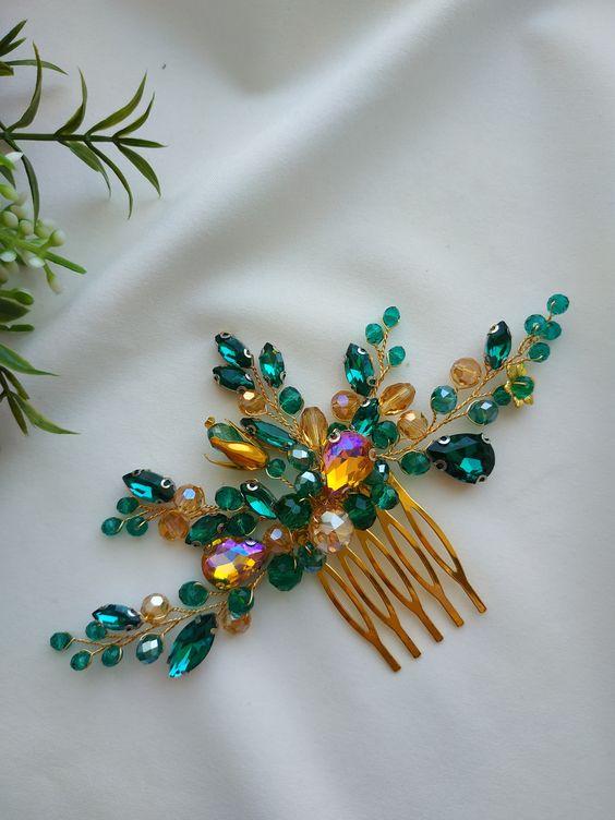 مدل گل سر نگینی