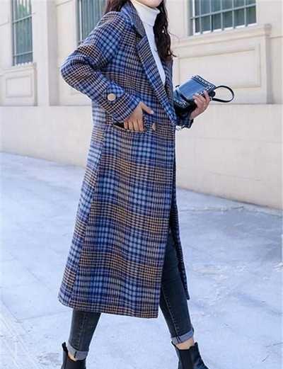 مدل پالتو چهارخونه