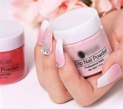 کاشت ناخن با پودر