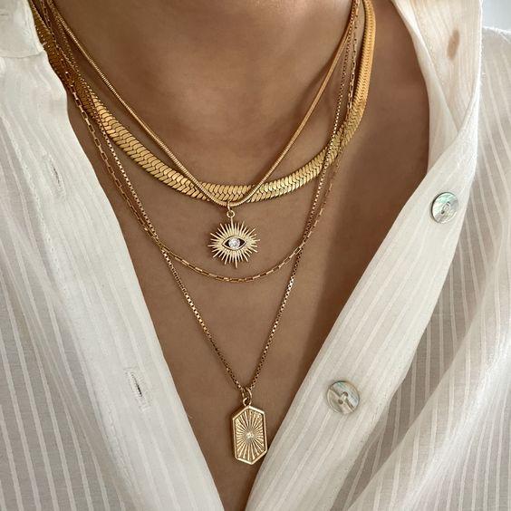 گردنبند کارتیه تخت