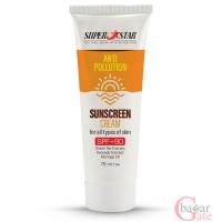 کرم ضدآفتاب محافظ در برابر آلودگی هوا سوپر استار Supper Star SPF90