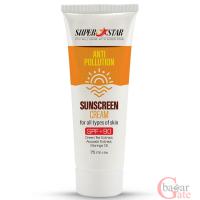کرم ضدآفتاب محافظ در برابر آلودگی هوا سوپر استار Supper Star SPF90