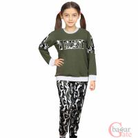 ست بلوز و شلوار راحتی مادر و دختر مدل تریکسی