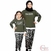 ست بلوز و شلوار راحتی مادر و دختر مدل تریکسی