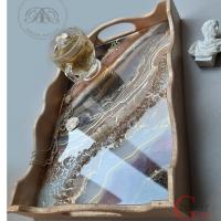 سینی چوب و رزین طرح ژعود